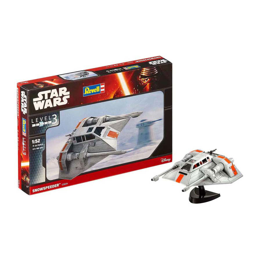 Revell modelbyggesæt rumrejser - 03604 star wars snowspeeder plastik - 1:52 - modelfremstilling