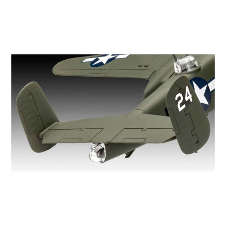 Revell modelbyggesæt militærkøretøjer - 03650 b-25 mitchell easy-click-system plastik - 1:72 - modelfremstilling