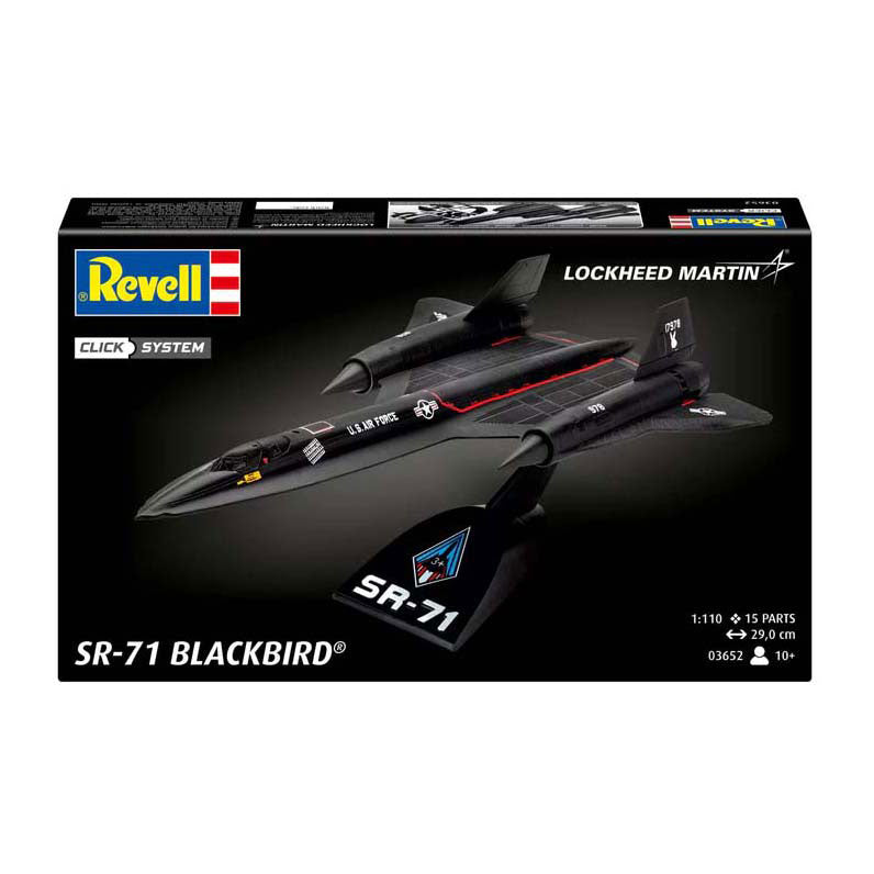 Revell modelsæt - lockheed SR-71 solsort - 15 stk.