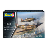 Revell modelsæt - spitfire mk.1a orkan mk.1 1:144 - 31 stk.