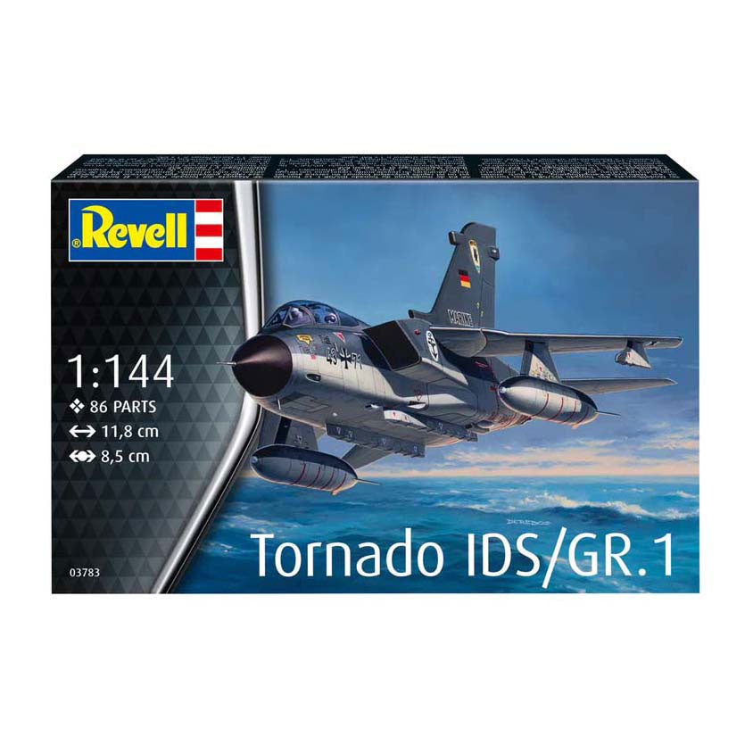 Revell modelsæt fly - 03783 panavia tornado ids gr.1 - jagerfly plastik - 1:144 - modelfremstilling