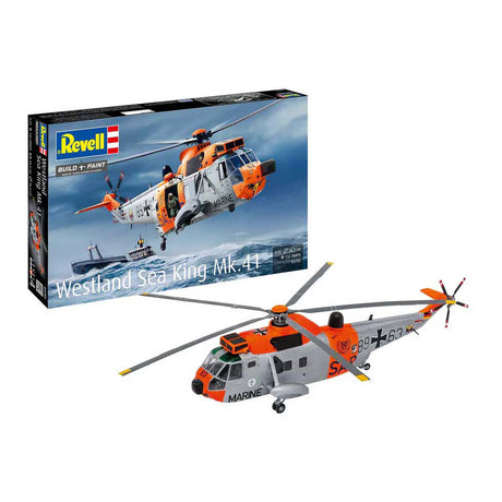 Revell modelsæt - westland sea king mk. 41 1:72 - 132 stk.