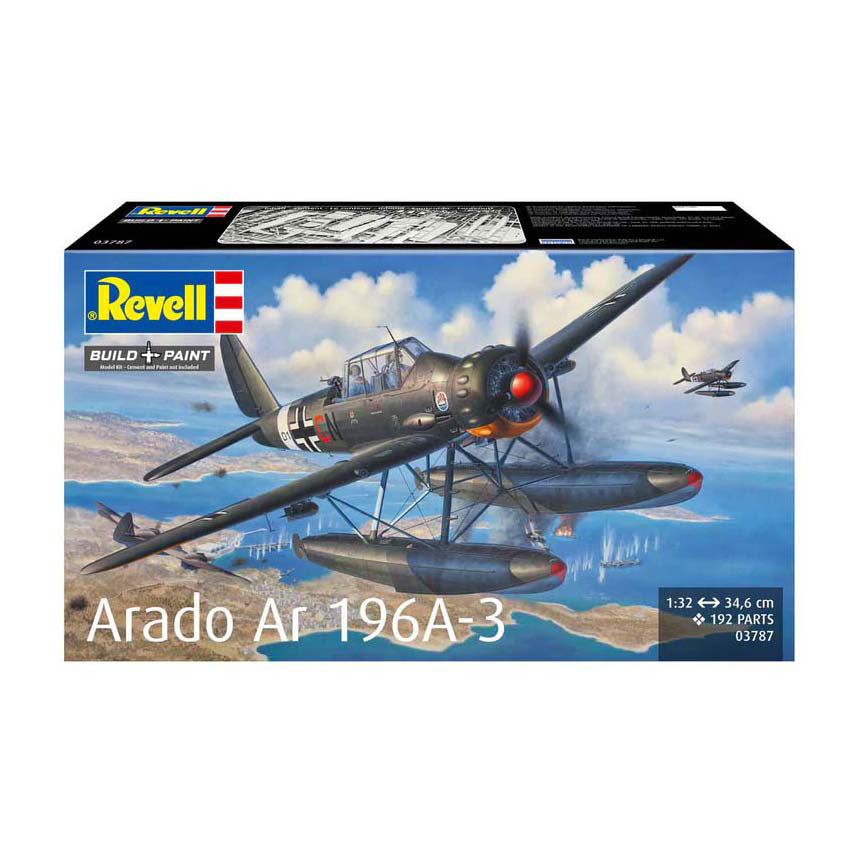 Revell modelsæt - arado ar196a-3 vandflyver 1:32 - 192 stk.