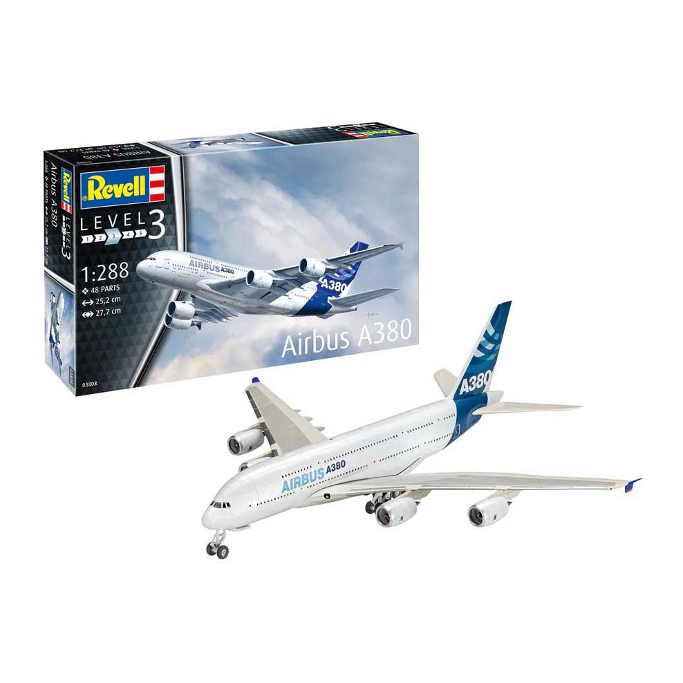 Revell modelsæt - airbus a380 1:288 - 25 stk.