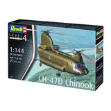 Revell modelbyggesæt militærkøretøjer - 03825 ch-47d chinook heli plastic - 1:144 - modelfremstilling