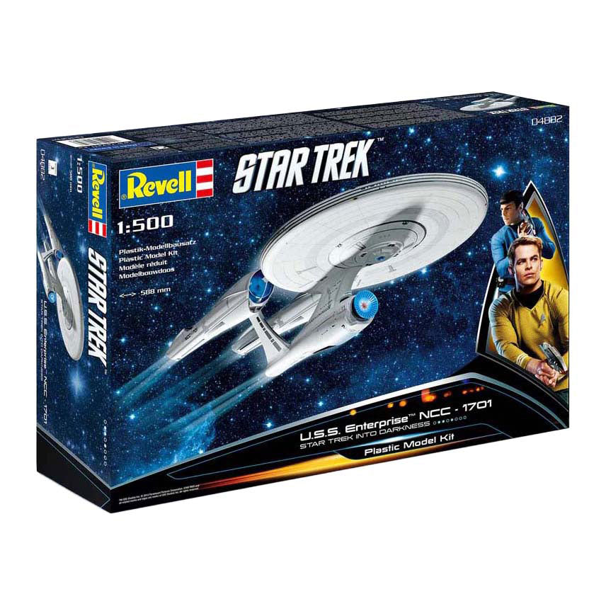 Revell modelsæt - uss enterprise ncc-1701 1:500 - 91 stk.