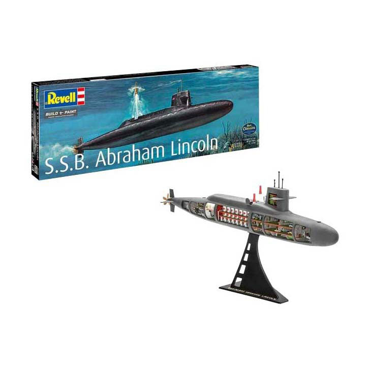 Revell modelsæt - s.s.b. abraham lincoln 1:253 - 158 stk.