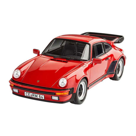 Revell modelsæt - porsche 911 turbo - 50 års porsche turbo 1:24 - 86 dele.