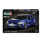 Revell modelsæt bil - 07698 audi e-tron gt - let klik plastik - 1:24 - modelfremstilling