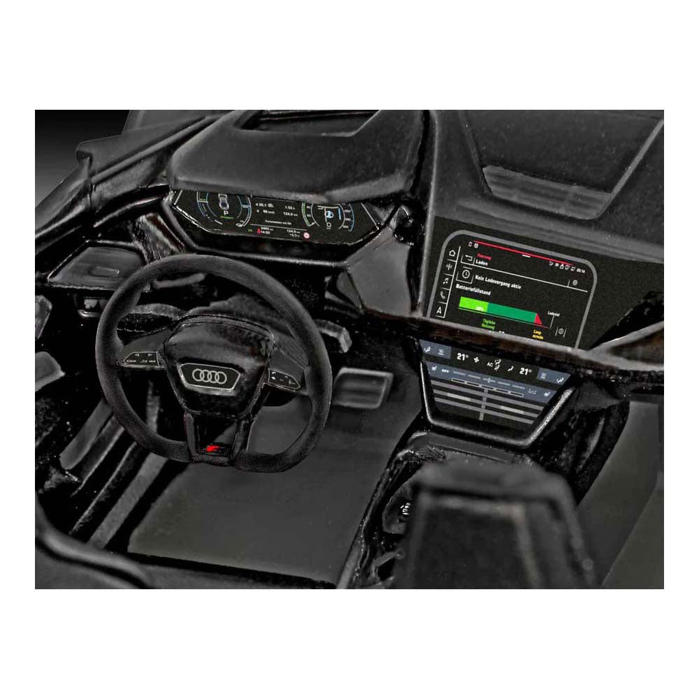 Revell modelsæt bil - 07698 audi e-tron gt - let klik plastik - 1:24 - modelfremstilling