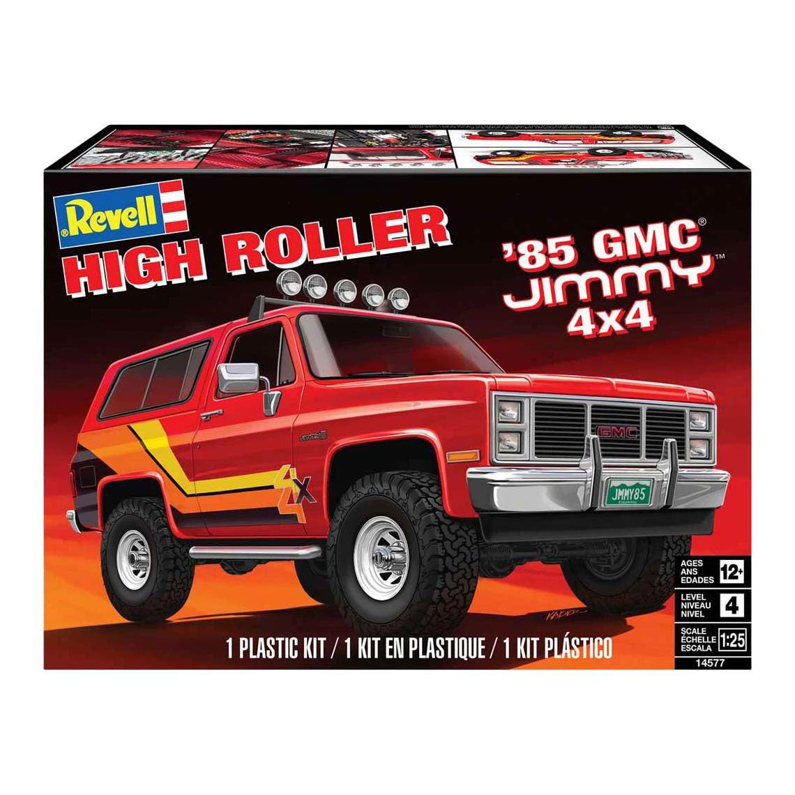 Revell modelsæt - '85 gmc jimmy high roller 1:25