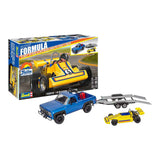 Revell modelsæt - '78 chevy 4x4 pickup med gokart 1:25