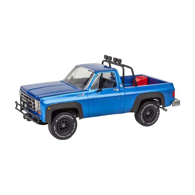 Revell modelsæt - '78 chevy 4x4 pickup med gokart 1:25