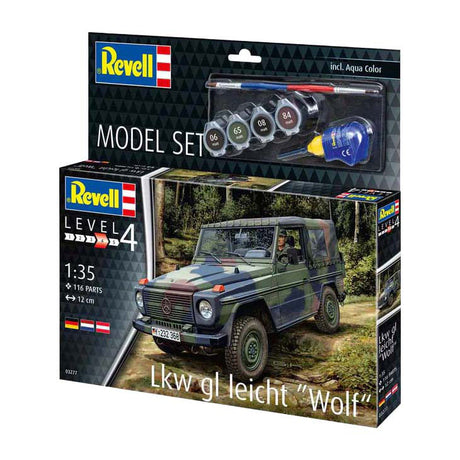 Revell model kit - lkw gl light wolf 1:35 - 116 stk.