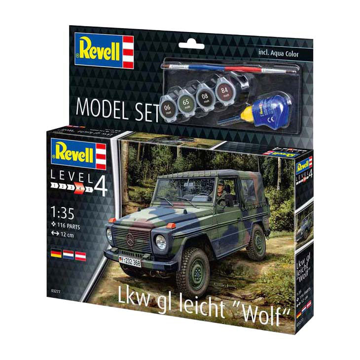 Revell model kit - lkw gl light wolf 1:35 - 116 stk.
