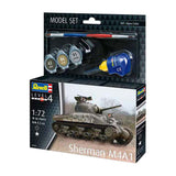 Revell modelsæt - sherman m4a1 1:72 - 86 stk.
