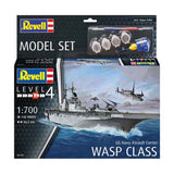 Revell modelsæt - us navy assault carrier hveps klasse 1:700 - 142 stk.