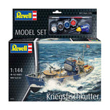 Revell modelsæt - kfk (kriegsfischkutter) 1:144 - 102 stk.