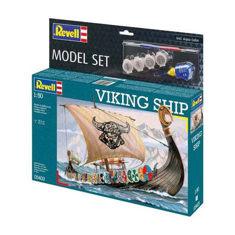 Revell modelbyggesæt - vikingeskib 1:50