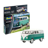 Revell modelsæt - vw t1 bus 1:24 - 146 stk. - inkl. grundlæggende malingsfarver