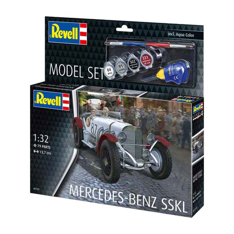 Revell modelsæt - Mercedes-Benz SSKL 1:32 - 79stk. - inkl. grundlæggende malingsfarver