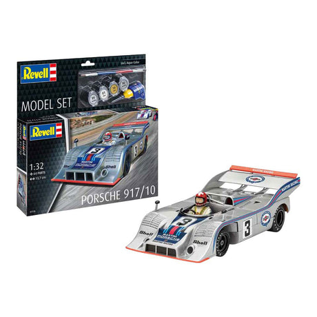Revell modelsæt - Porsche 917 1:32 - 64 dele - inkl. aqua farve grundmaling farver