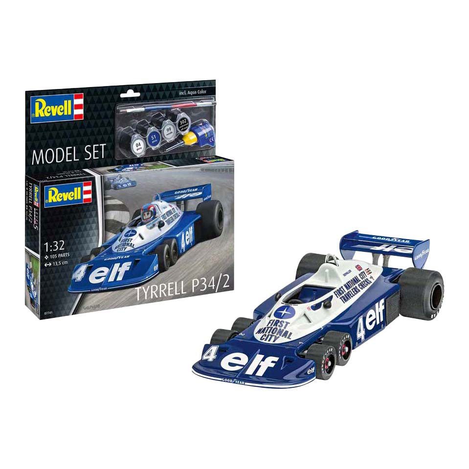 Revell modelsæt - dæk p34 2 1:32 - 105 stk. - inkl. grundlæggende malingsfarver