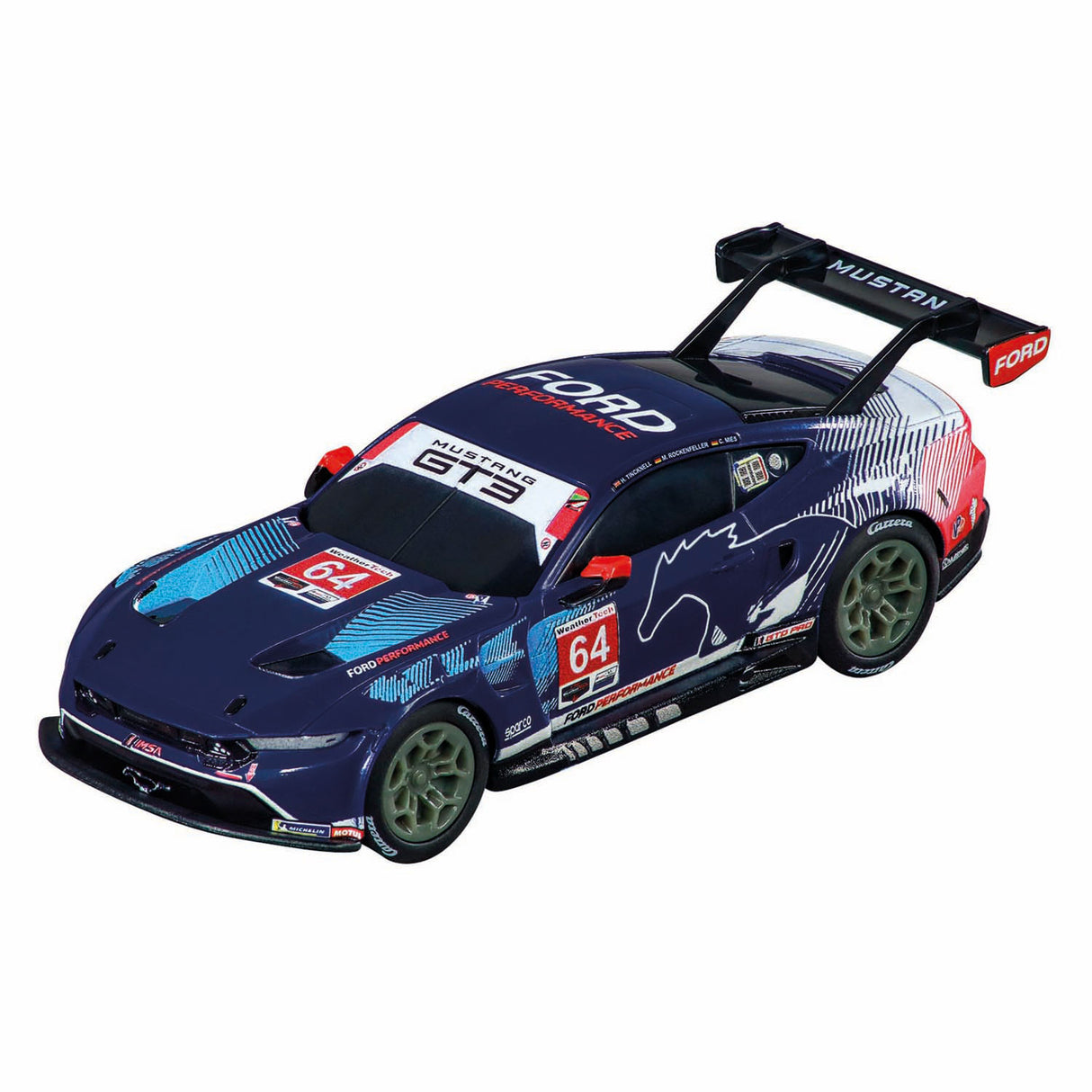 Carrera pull back ford mustang gt3 1:43 - 3 stk.