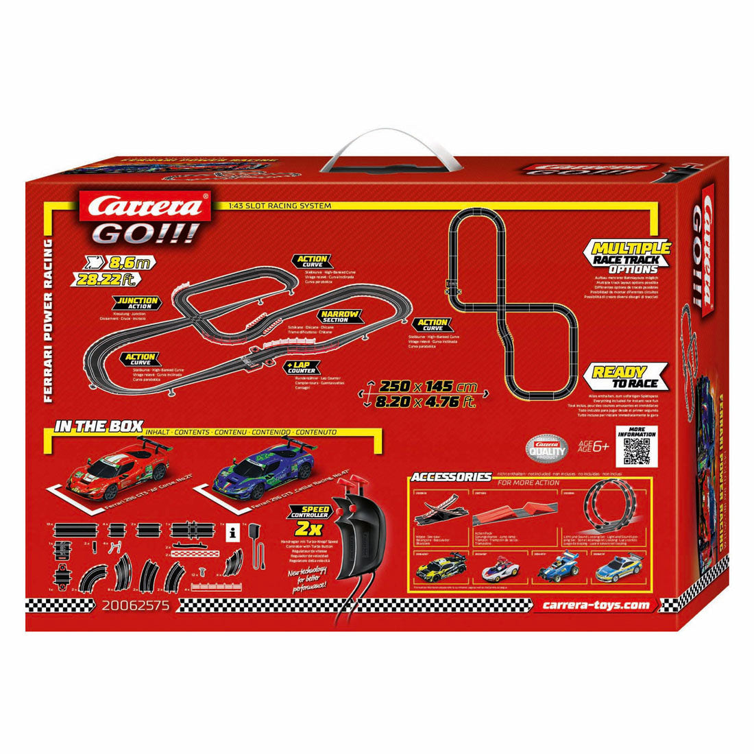 Carrera gå!!! racerbane - ferrari power racing
