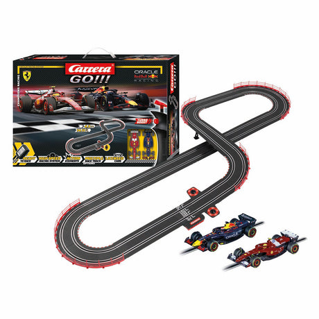 Carrera gå!!! racerbane - mesterløb m. verstappen nr.1 vs. l. Hamilton nr.44