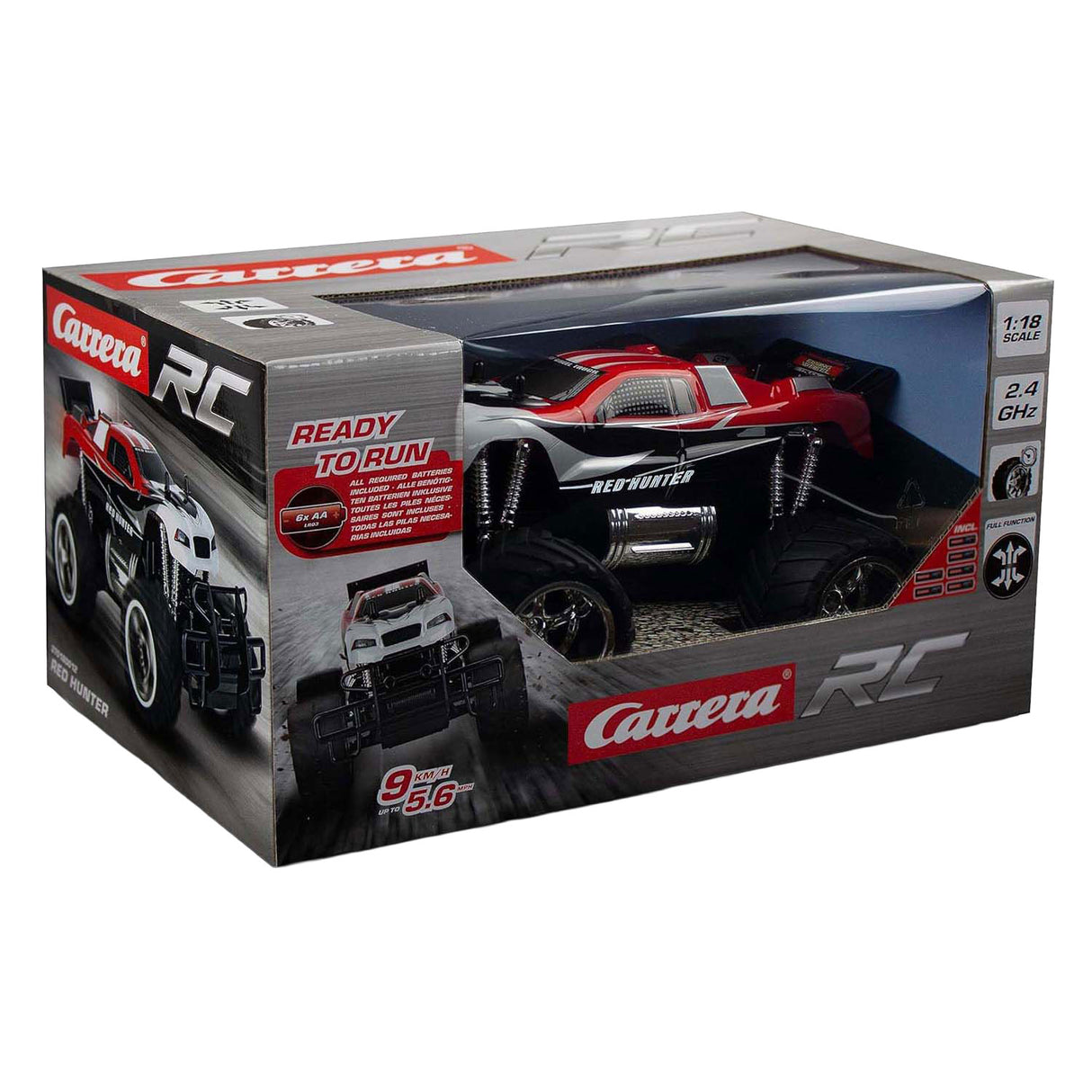 Carrera rc 2.4ghz red hunter x - 1:18