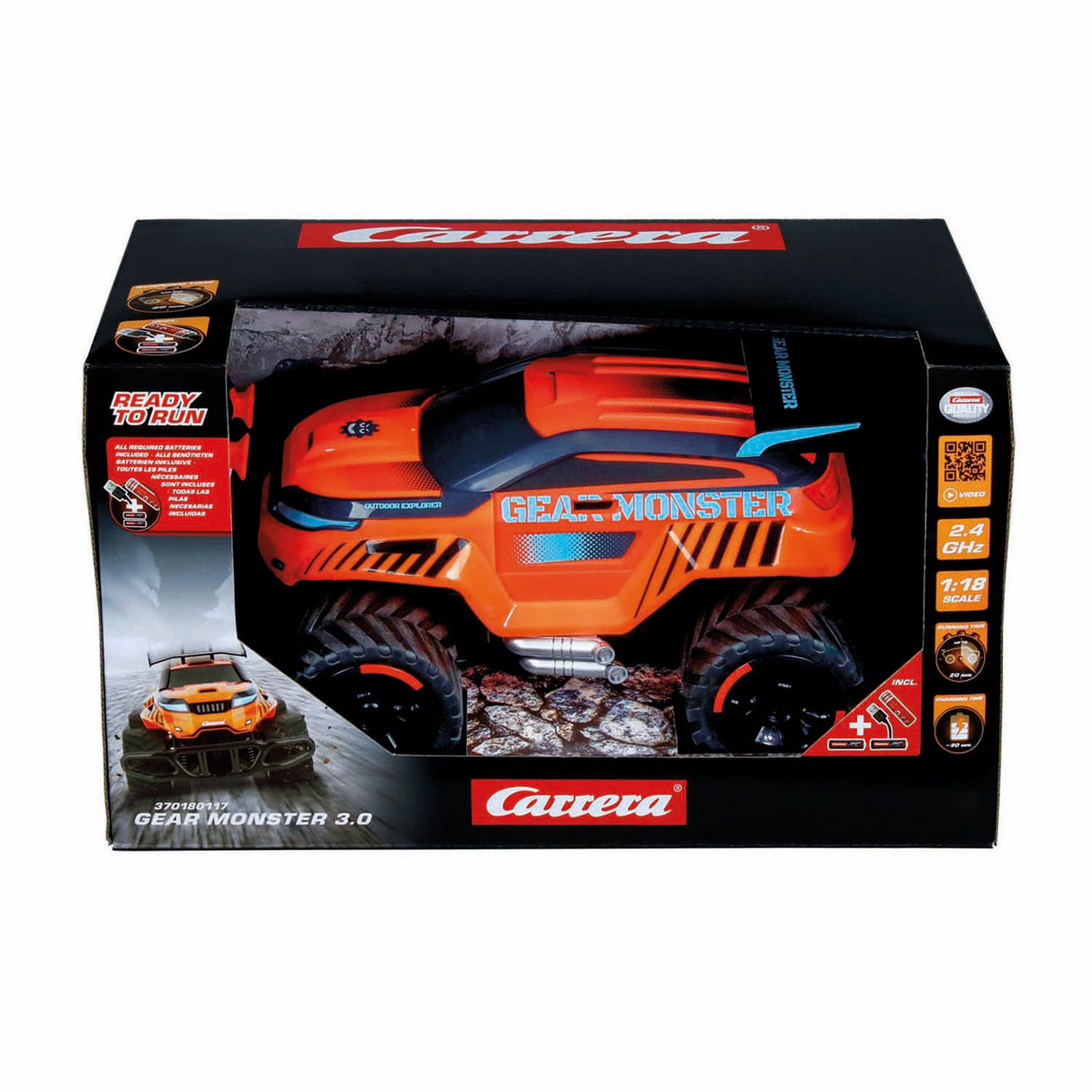 Carrera rc 2.4ghz gear monster 3.0