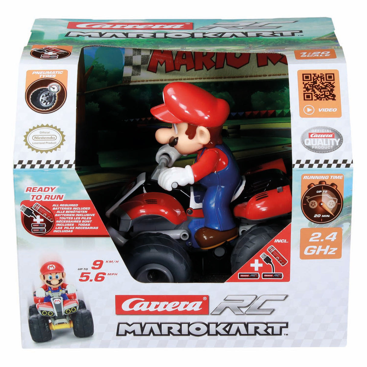 Carrera rc 2.4ghz mario kart - 1:20