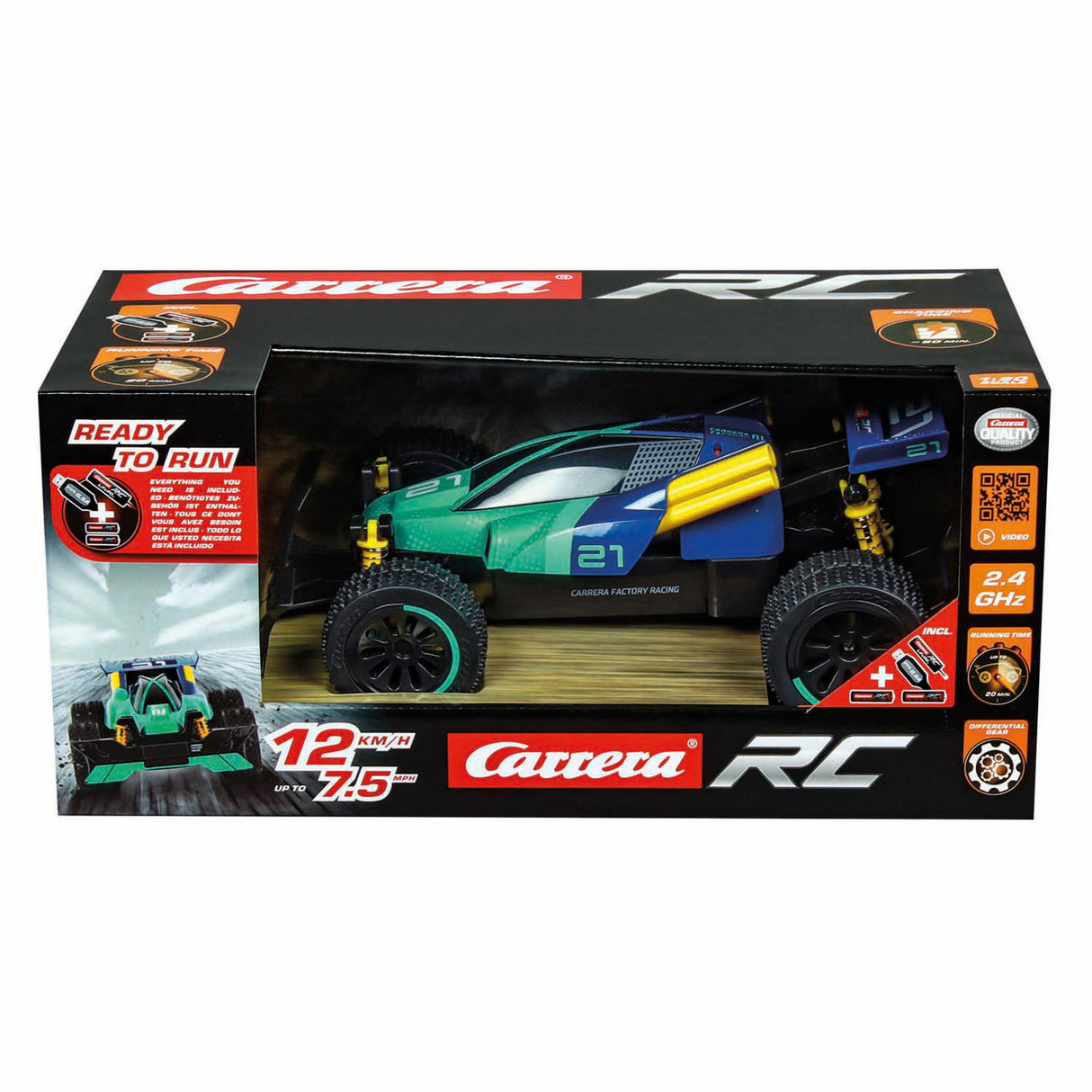 Carrera rc 2.4ghz fabriksløb #21 - 1:20
