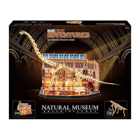 Revell tiny adventures naturmuseum brachiosaurus - 216 stk.