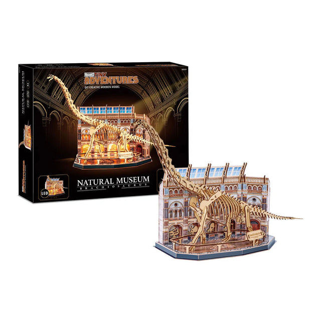 Revell tiny adventures naturmuseum brachiosaurus - 216 stk.