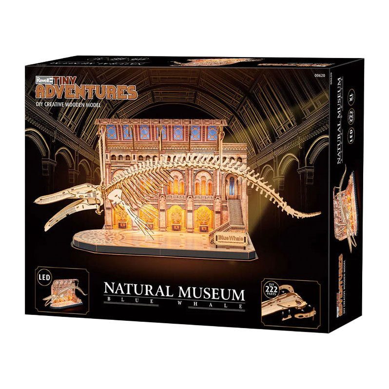 Revell tiny adventures naturmuseum blåhval - 222 stk.