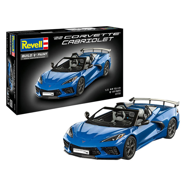 Revell modelsæt Corvette C8 cabriolet 1:25 - 149 stk.
