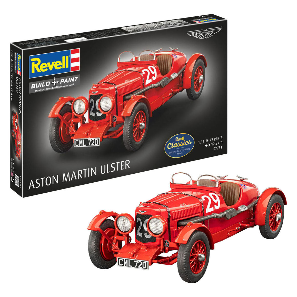 Revell modelsæt Aston Martin Ulster 1:32 - 72 stk.