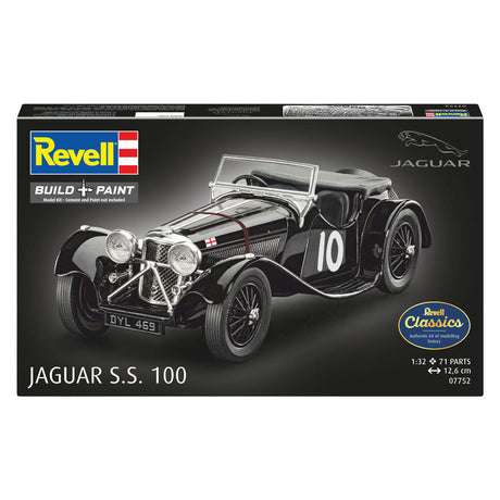 Revell modelsæt Jaguar SS 100 1:32 - 71 stk.
