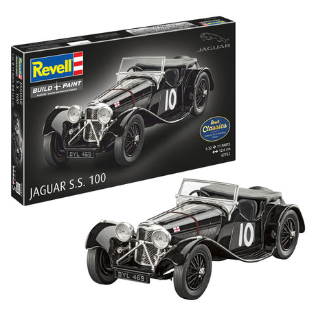 Revell modelsæt Jaguar SS 100 1:32 - 71 stk.