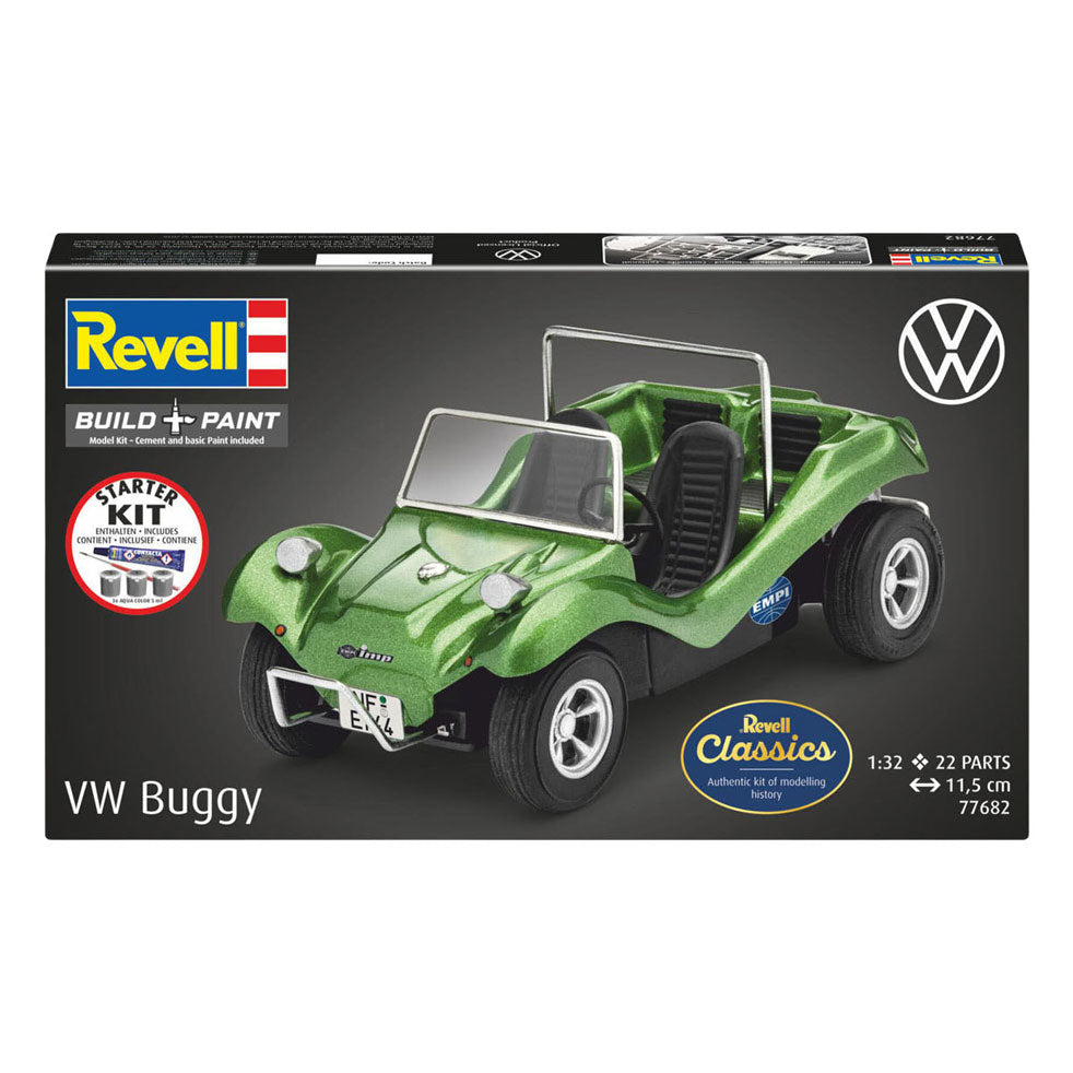 Revell modelsæt startsæt vw buggy 1:32 - 22 dele.