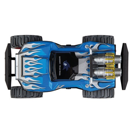 Carrera rc 2,4ghz sonic racing crossworlds monster truck - sonic - 1:18