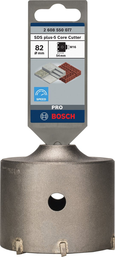 Bosch - holle boorkroon sds-plus-9 voor zeskantadapter 82 x 50 x 80 mm, 6