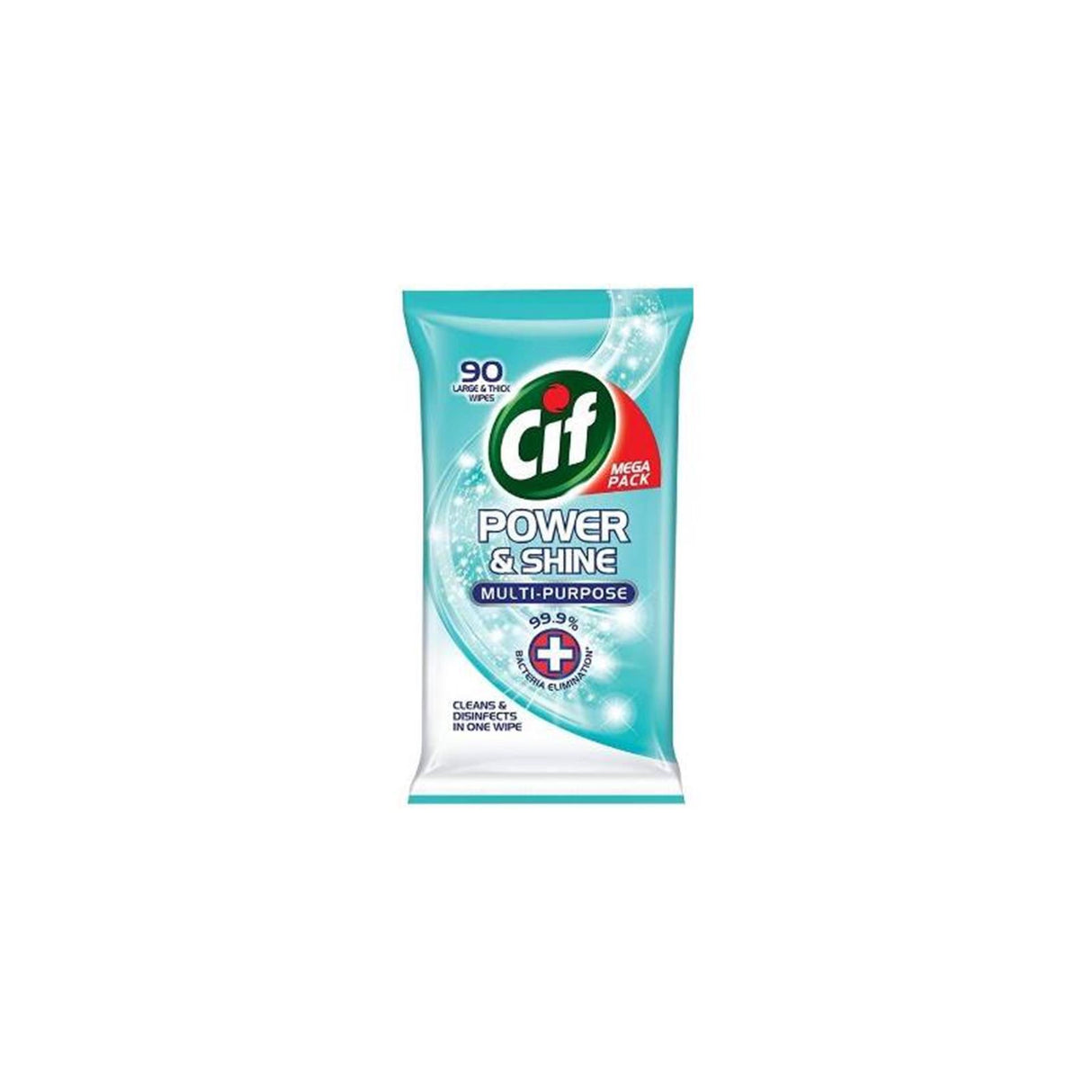 Cif rengøringsservietter 90 stk power shine