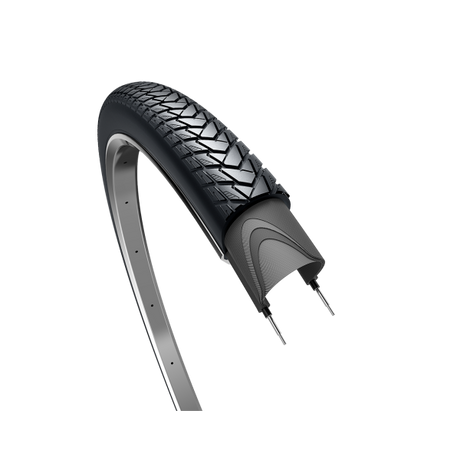 Edge Tire Traveler Basic 28 x 1,40 37-622 mm - sort med refleksion
