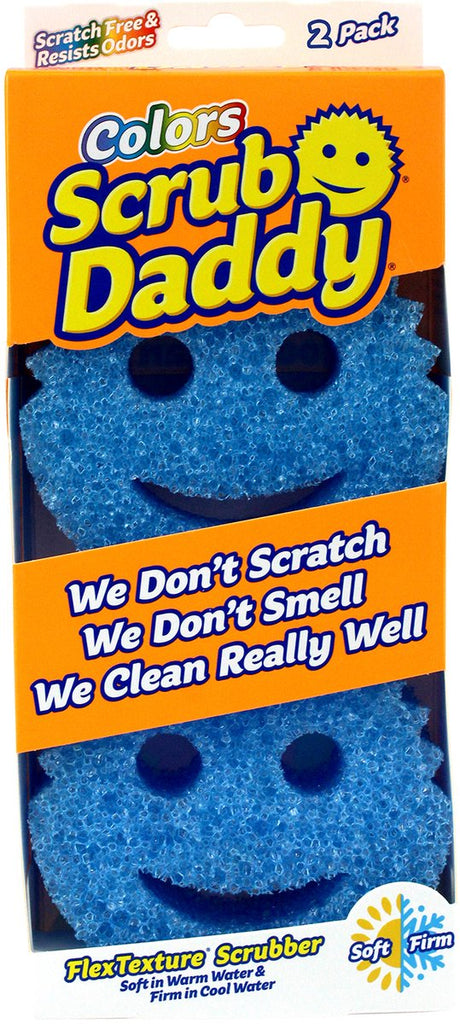 Skrub daddy rengøringssvamp – blå – 2 stk