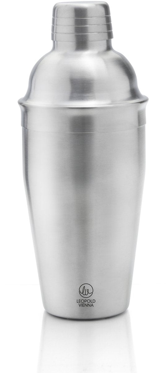 Leopold vienna - cocktailshaker 500ml rustfrit stål - rystekop