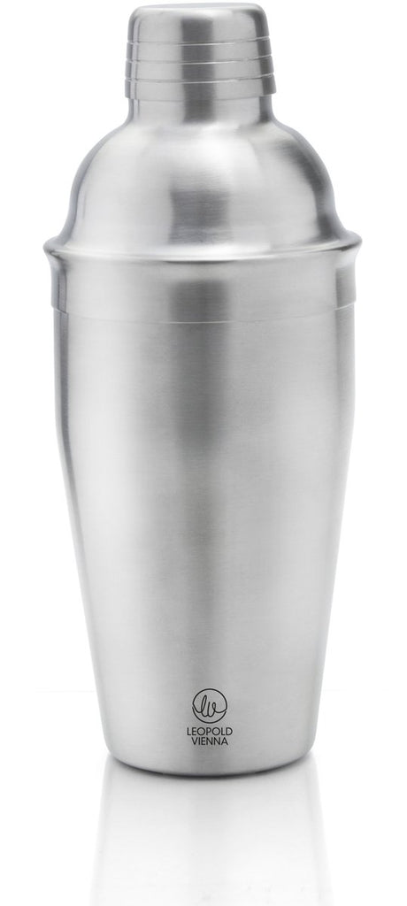 Leopold vienna - cocktailshaker 500ml rustfrit stål - rystekop