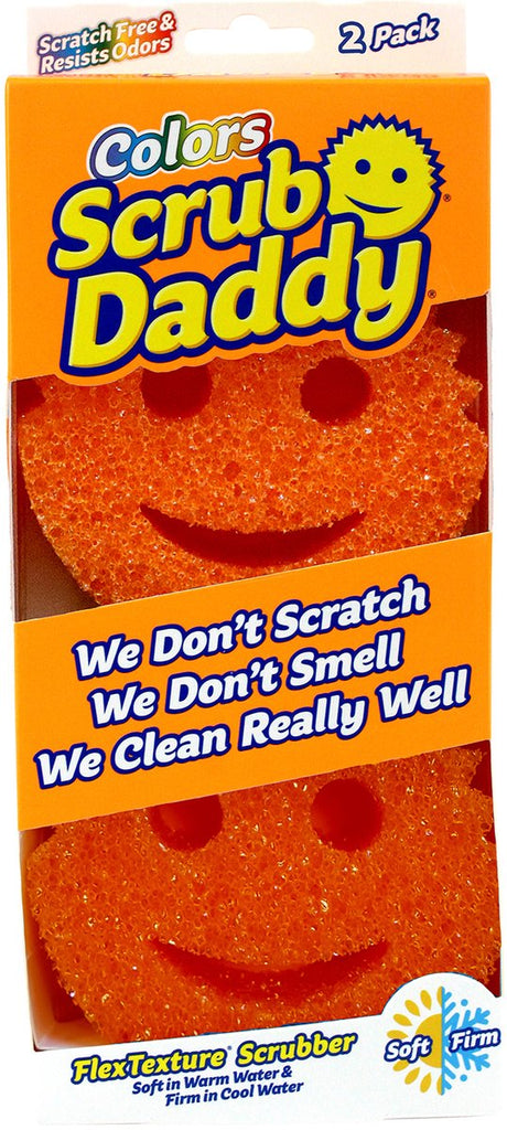 Scrub daddy schoonmaakspons – oranje – 2 stuks